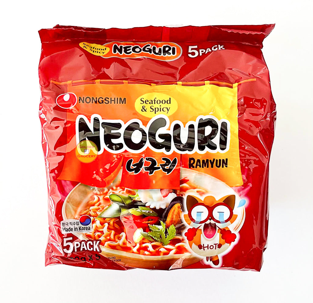 Nong Shim Neoguri Hot Multi 5 pack 120g - goldengrocery