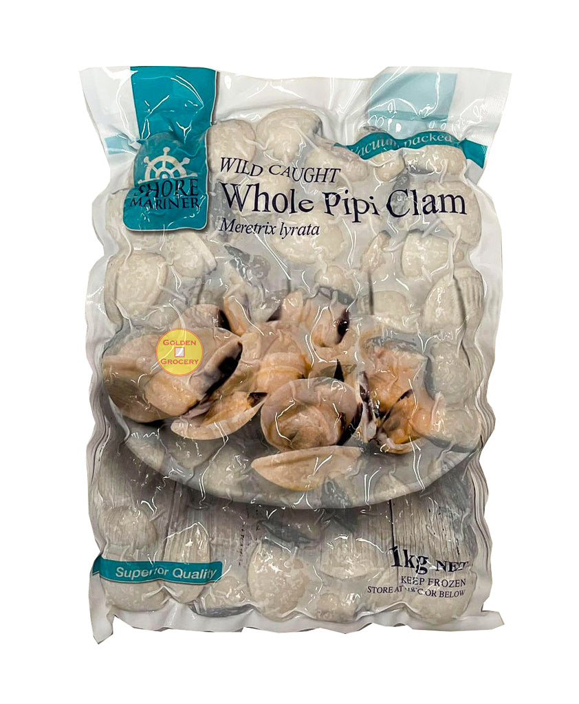 Shore Marin White PiPi Clams 1kg - goldengrocery
