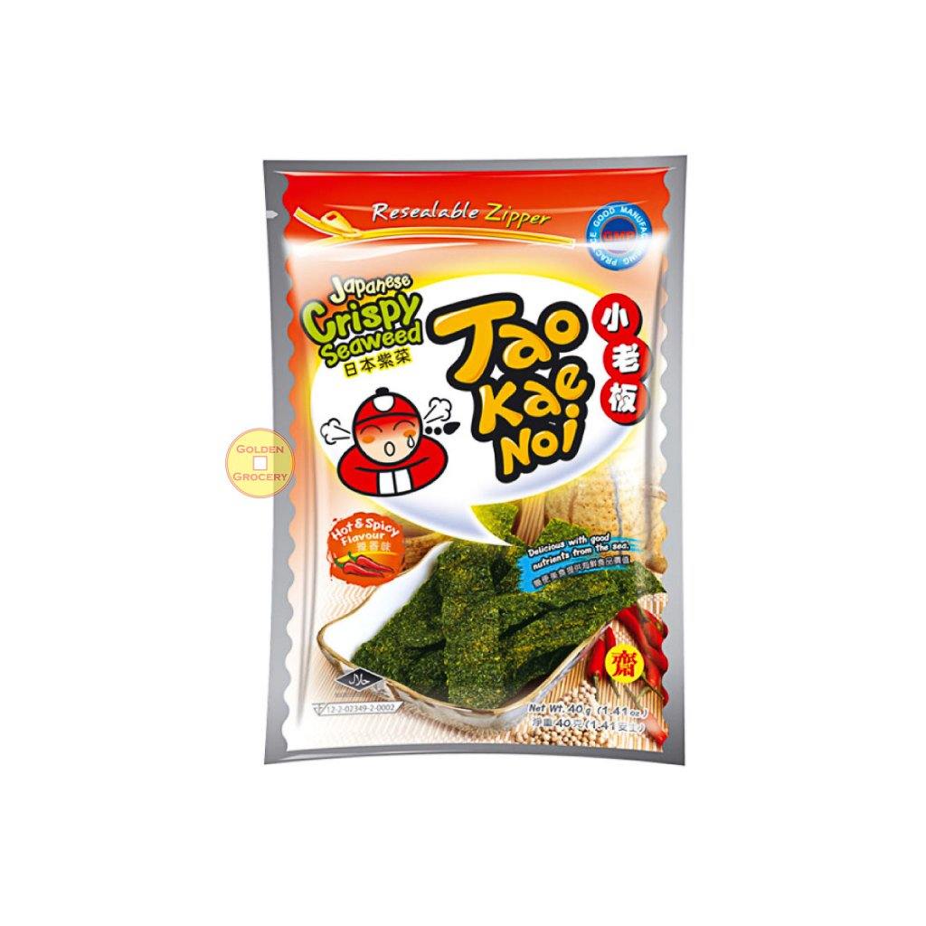 Taokaenoi Crispy Seaweed Hot & Spicy 32g - goldengrocery