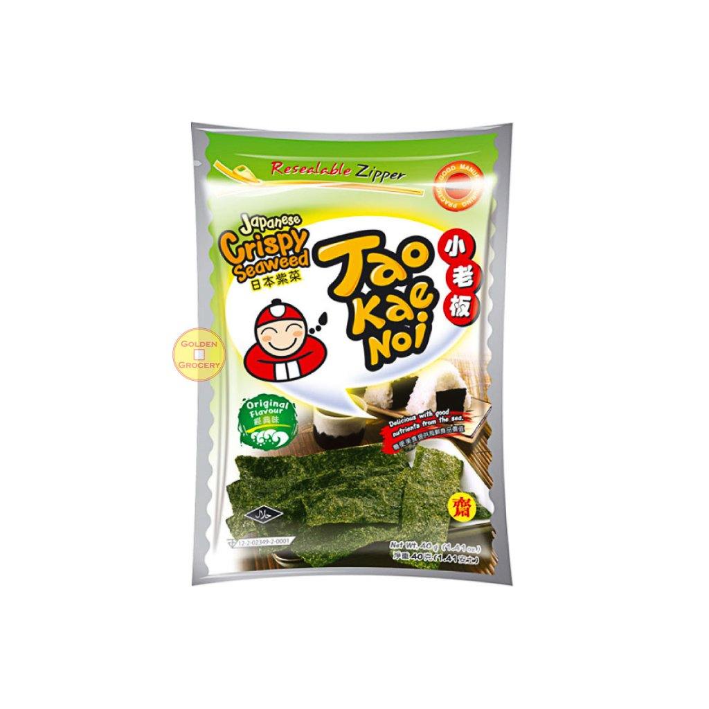 Taokaenoi Crispy Seaweed Original 32g - goldengrocery