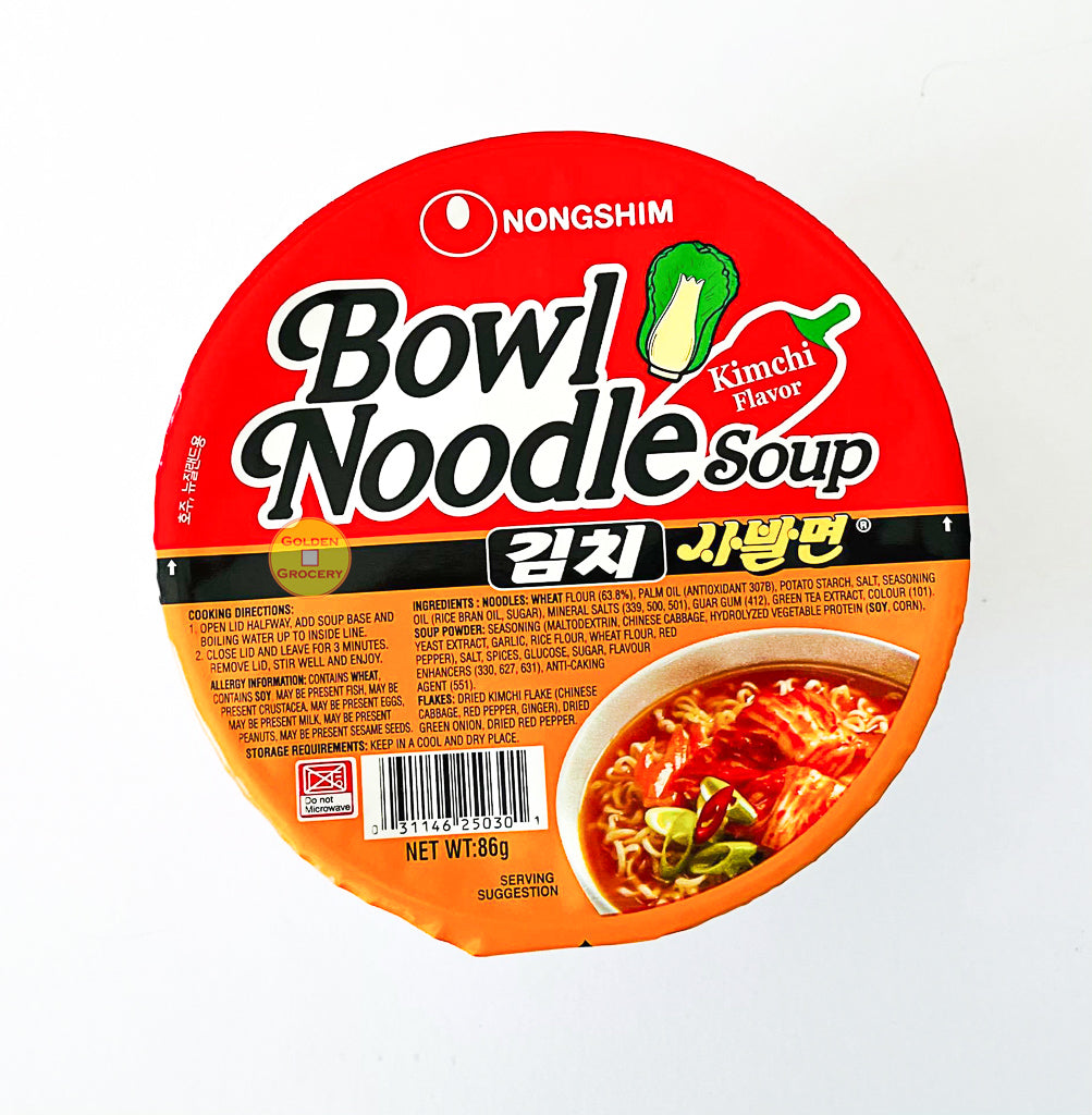 Nongshim Kimchi Bowl Noodle Box - 6pk - goldengrocery