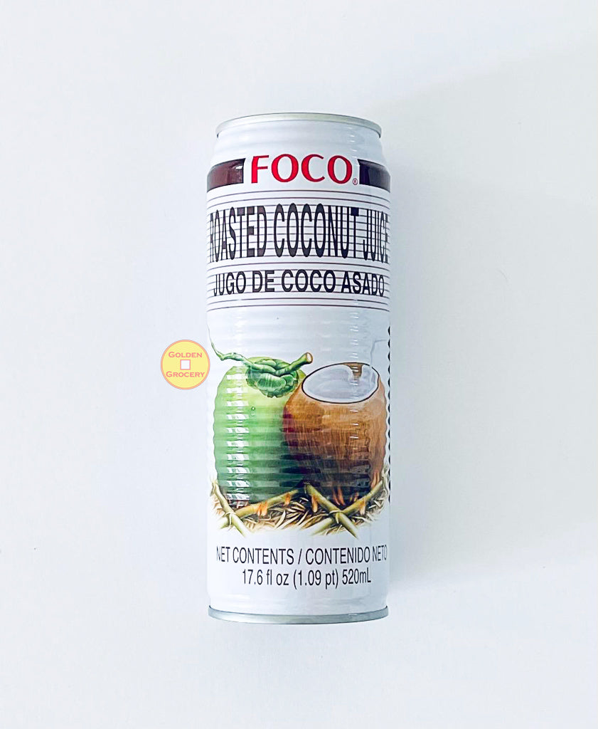 Foco Roasted Coconut Juice 520ml Box 24 cans - goldengrocery