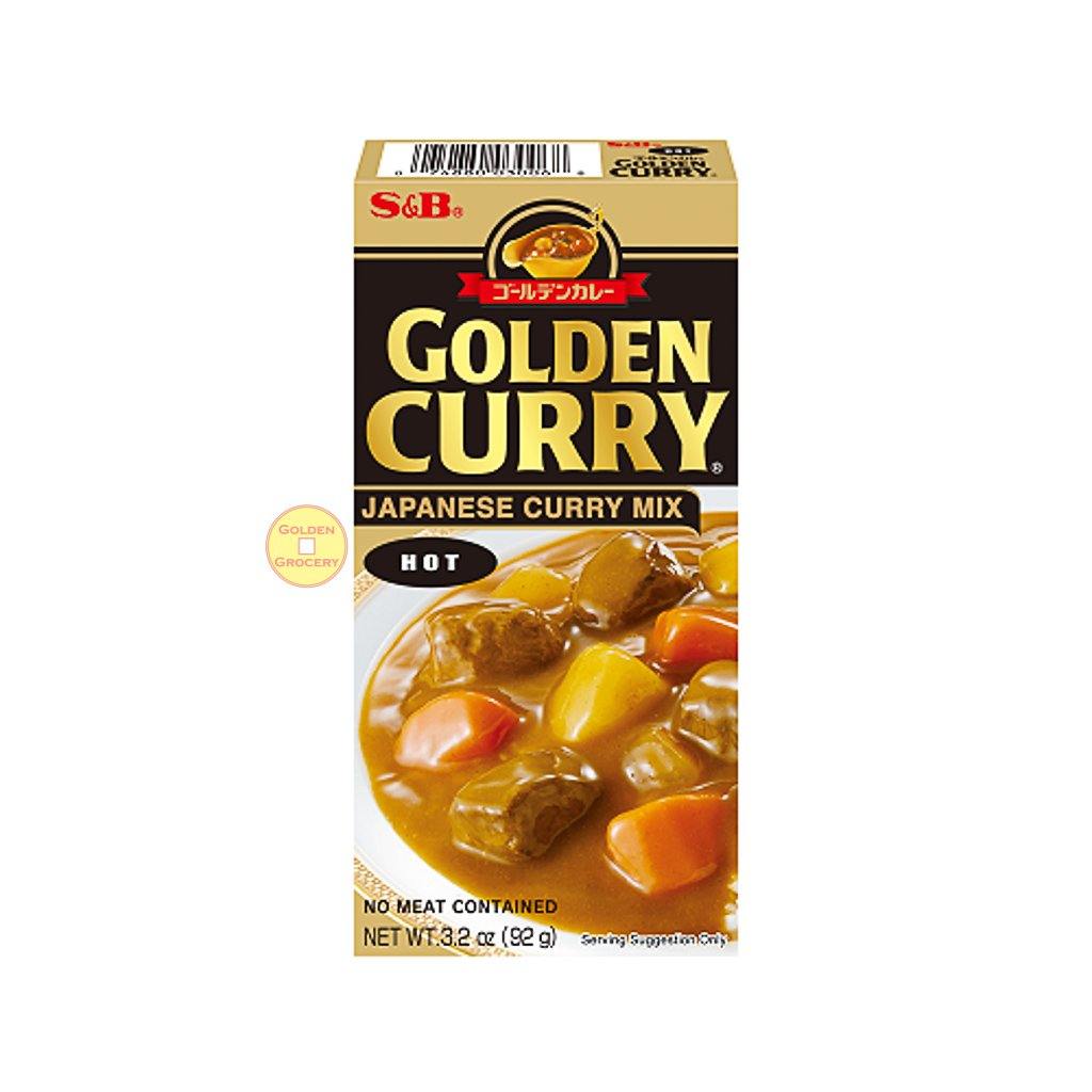 S&B Golden Curry Hot 92g - goldengrocery
