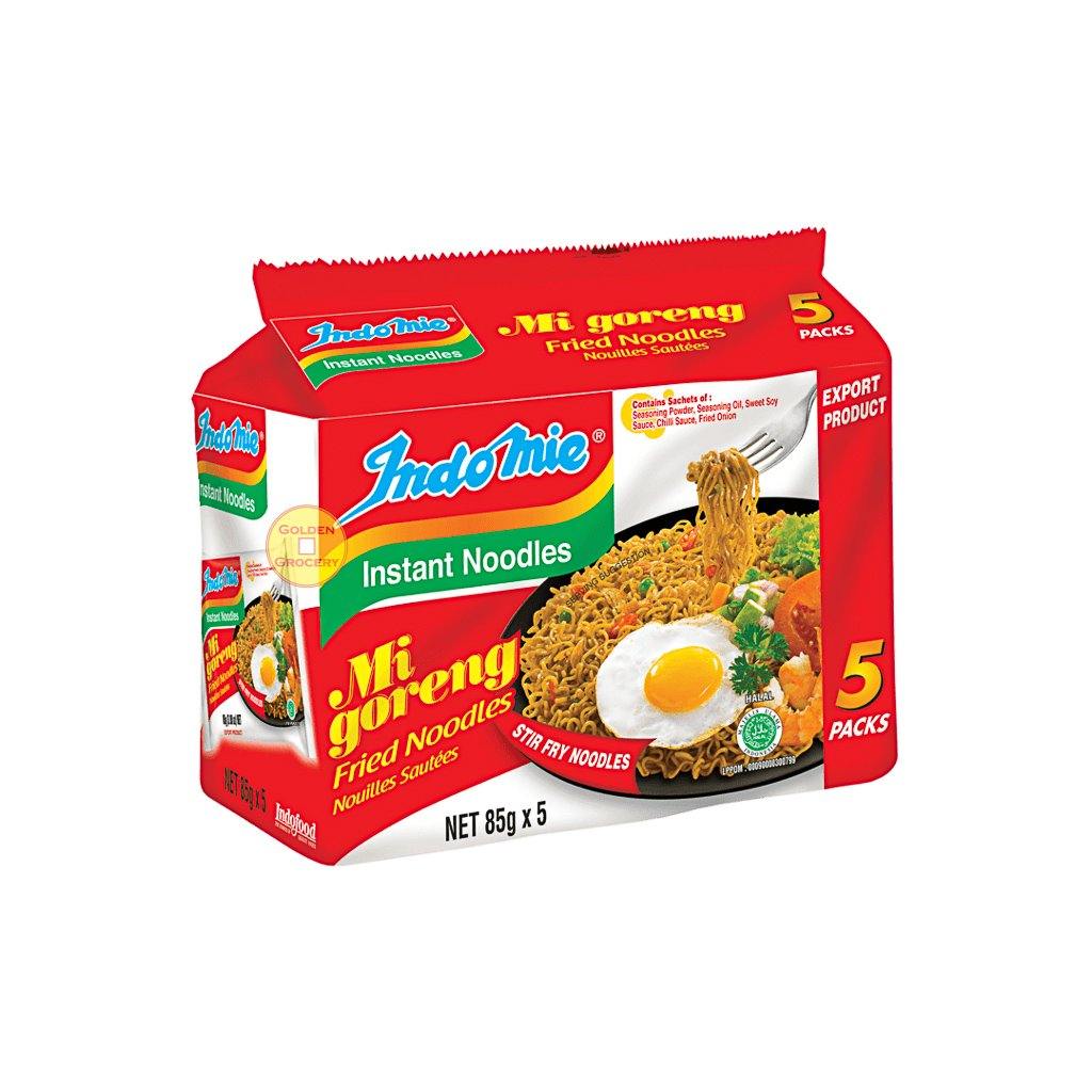 Indomie Mi Goreng Noodle 5 Pack - goldengrocery