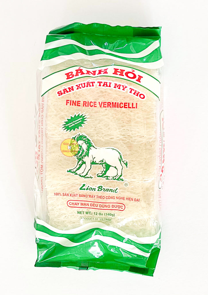 Lion Banh Hoi Fine Rice Vermicelli Box 40pk - goldengrocery