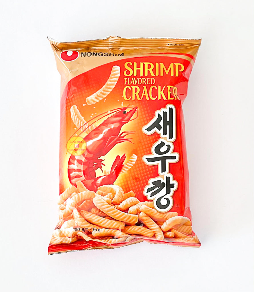 Chips Coreane Nuvole di Drago gusto Gamberi 75 g, Shrimp Flakes NongShim
