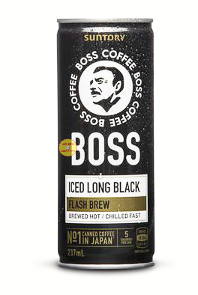 SUNTORY Boss Black Can 237ml - goldengrocery