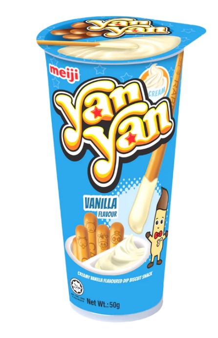 MEIJI Yan Yan Vanilla 50g - goldengrocery